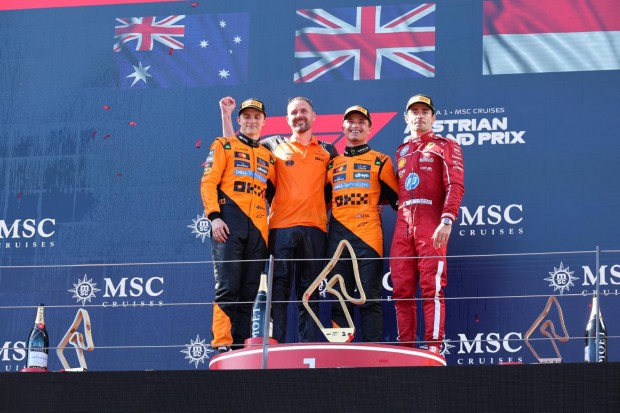 McLaren dominating in Spielberg